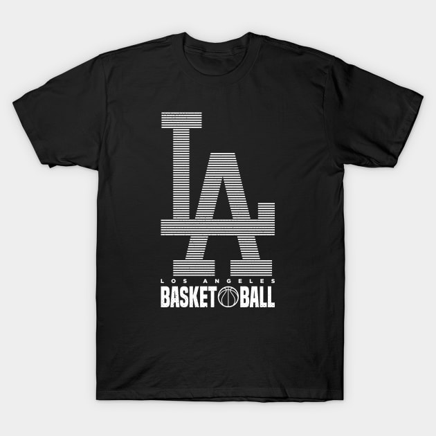 LA Basketball 3 T-Shirt by HooPet